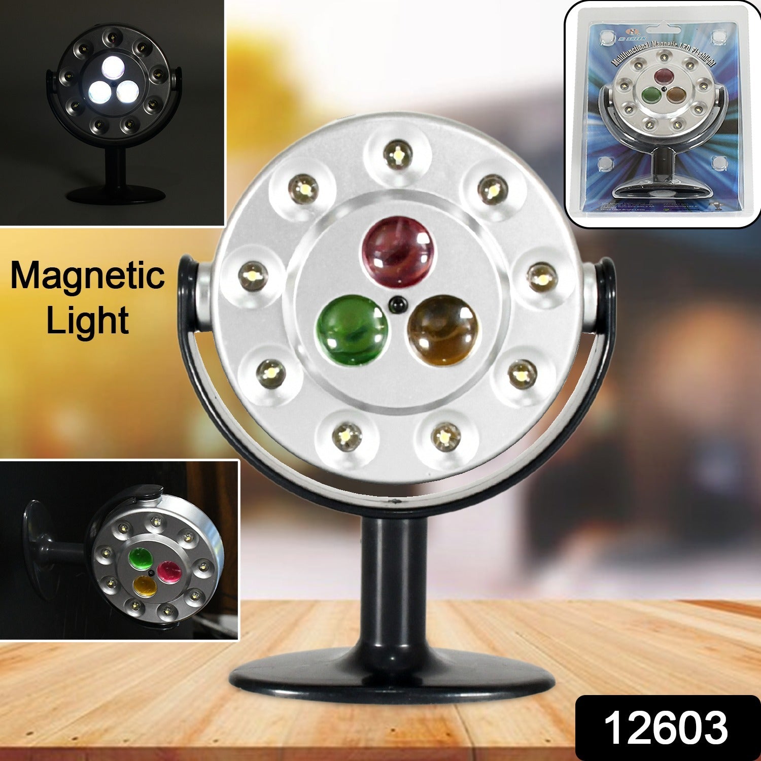 Multifunctional Magnetic LED Flashlight, High Quality waterproof light, Three Ultra-Bright LEDs, Battery Operated LED Light (Battery Not Included) Multifunctional Magnetic LED Flashlight, High Quality waterproof light, Three Ultra-Bright LEDs, Battery Operated LED Light (Battery Not Included)